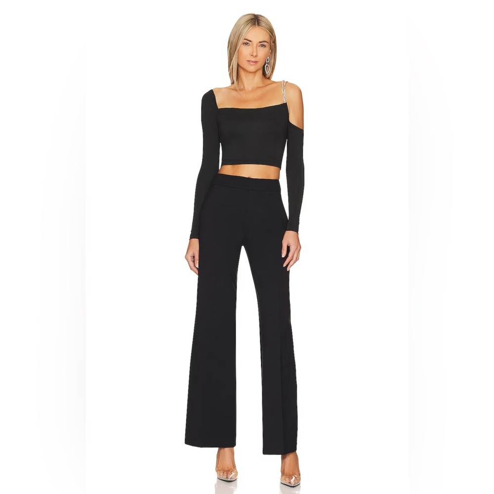 SPANX The Perfect Pant Hi-Rise Flare 20252R Black Size M